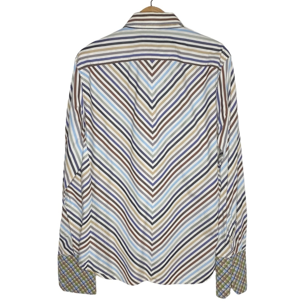 Robert Graham Striped Button Down Shirt - Picture 2 of 7